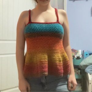 HANDMADE crochet top